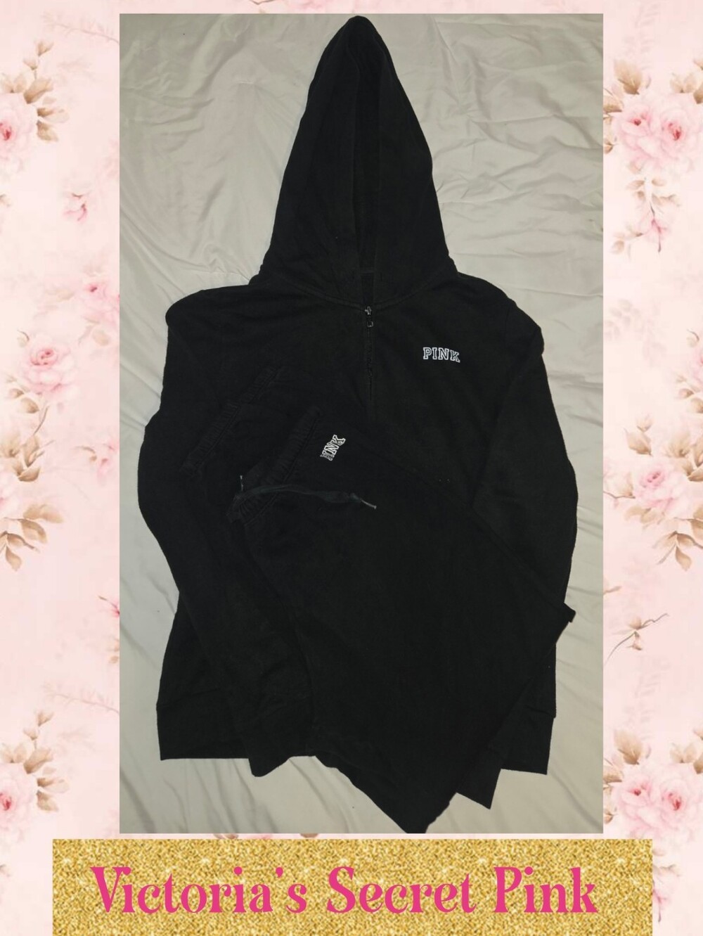 Victoria's Secret Pink Jogger Set Sz M